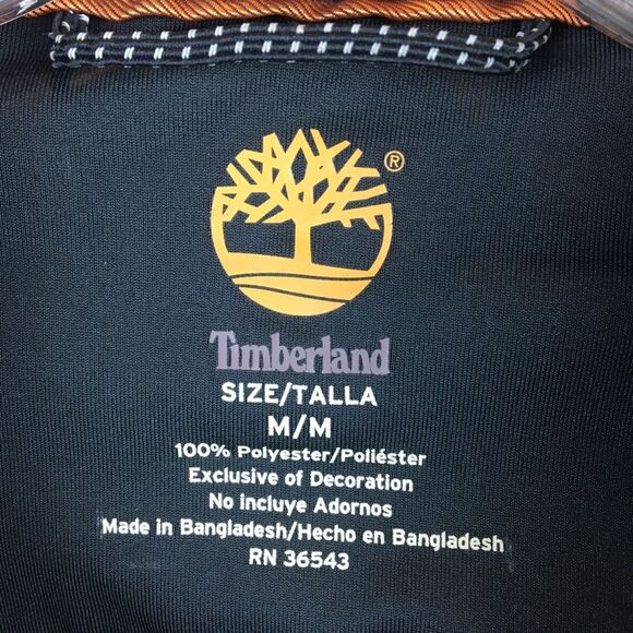 Timberland Men’s Gray Fleece Quarter Zip Long Sleeve Sweater M - Picture 5 of 7